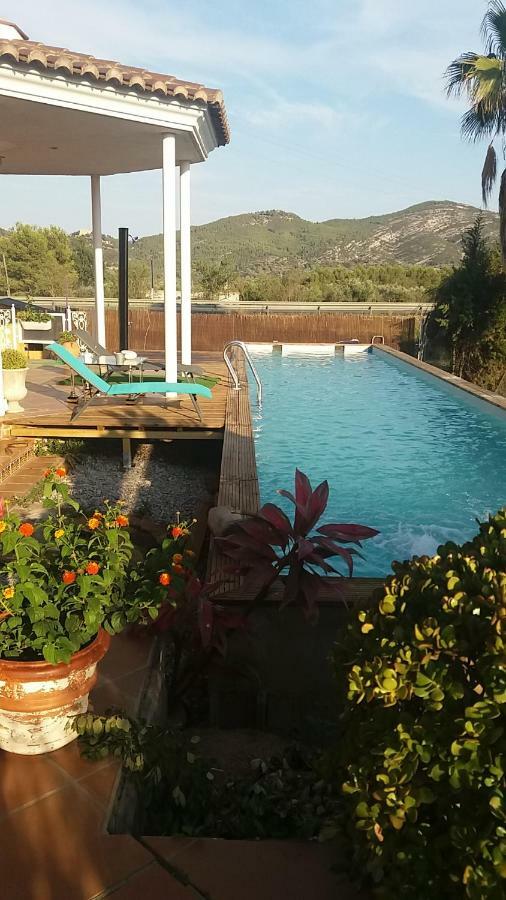 Villa Los Angeles Piscine Privee Pour 20 Personnes Sant Mateu Exterior photo